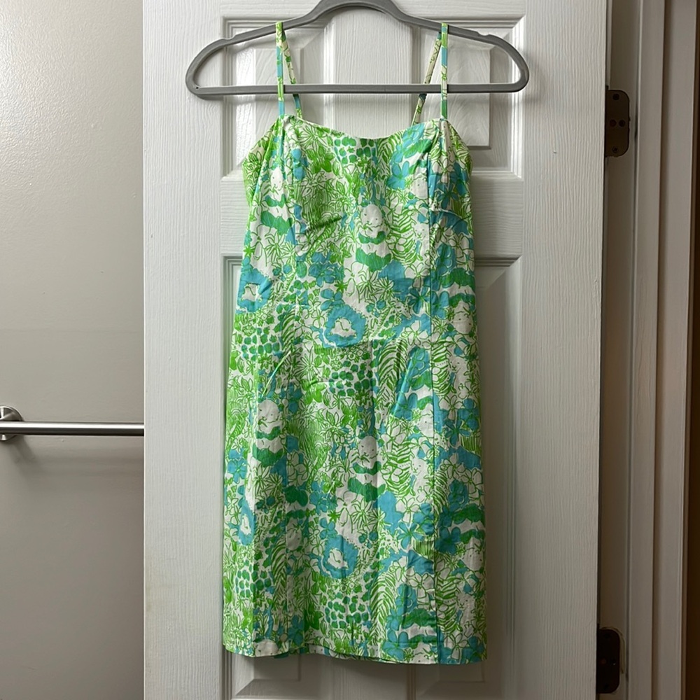 Lilly Pulitzer Tie Back Shift Dress, Size 0